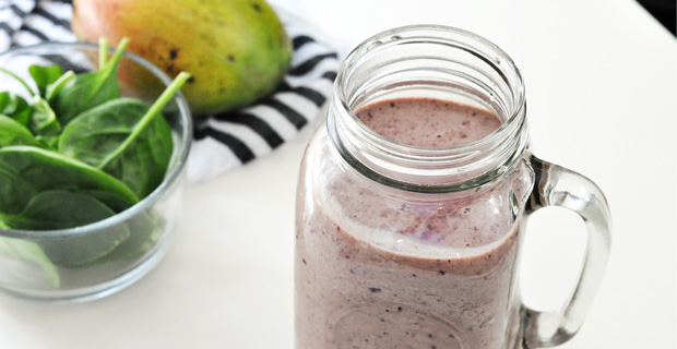 Cherry Mango Green Smoothie 620x320